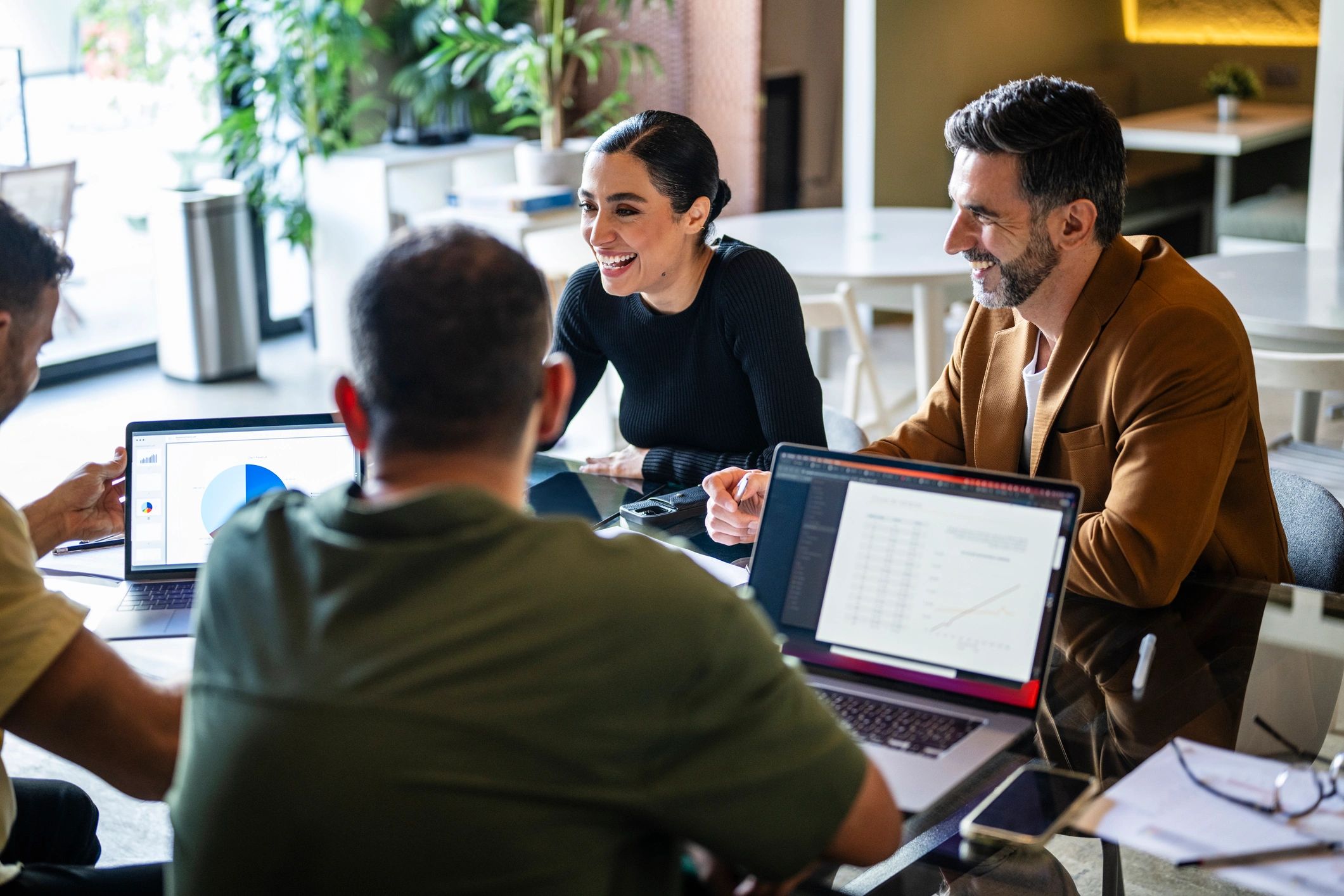 Operations manager in a business meeting